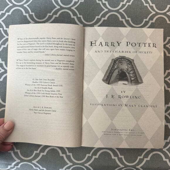 Harry Potter Books Paperback Sorcerer Stone Chamber of Secrets J. K. Rowling - Picture 4 of 7